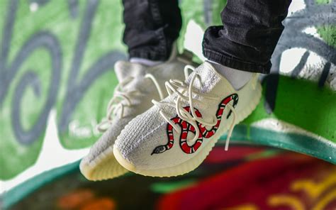 yeezy x gucci snake